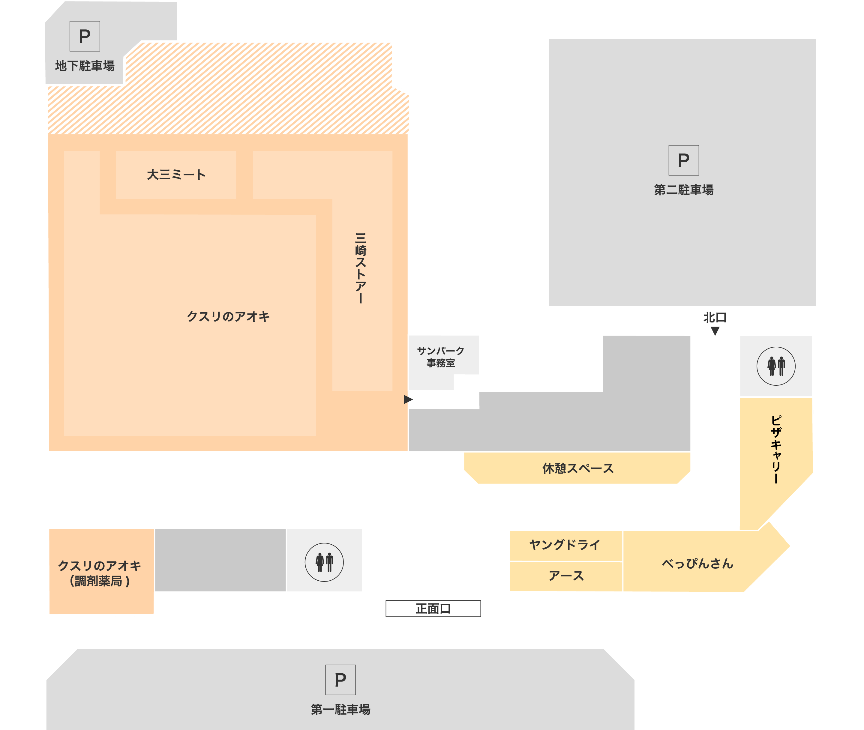 サンパーク辰口施設案内マップ